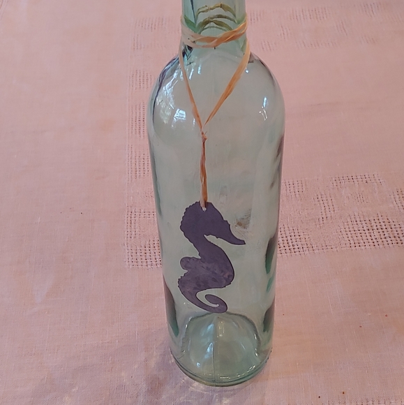 Seahorse Decorative Glass Bottle - Picture 9 of 11